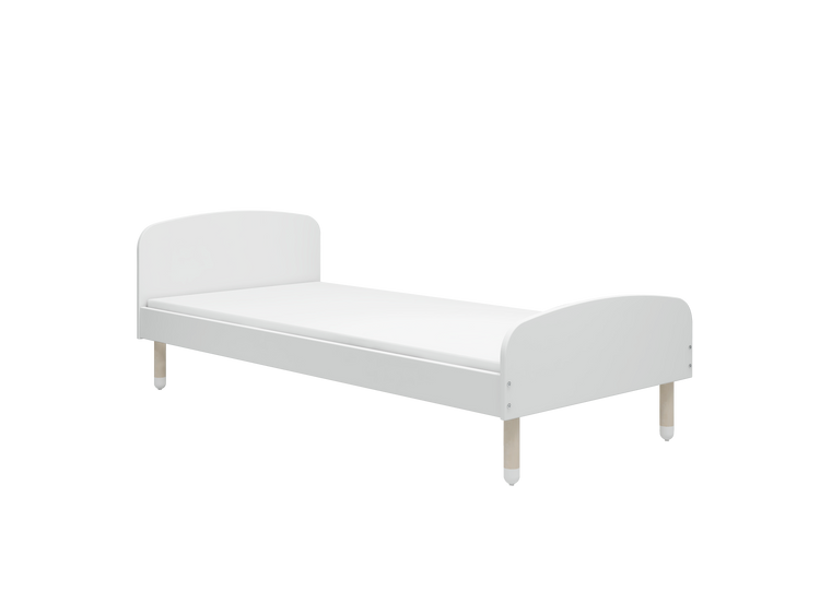 Flexa. Single bed Dots - 204cm - White