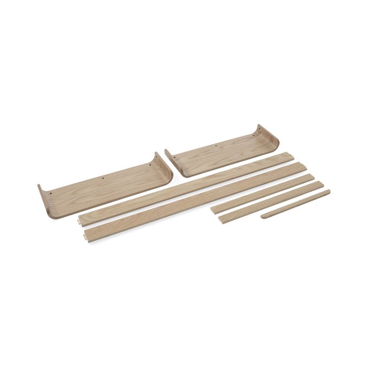 FLEXA. Conversion Kit for turning the Nova baby cot into a junior bed- Oak