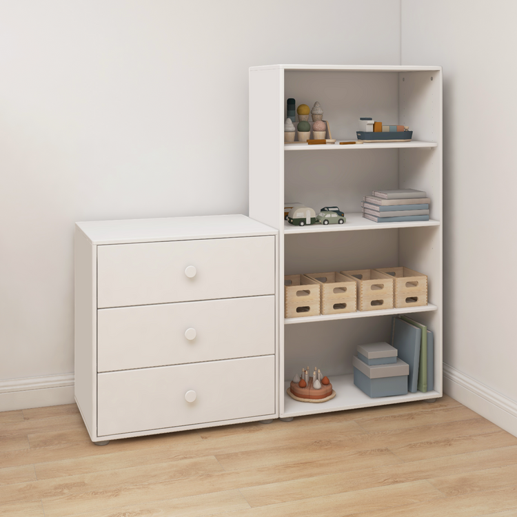 Flexa. Roomie midi bookcase - White