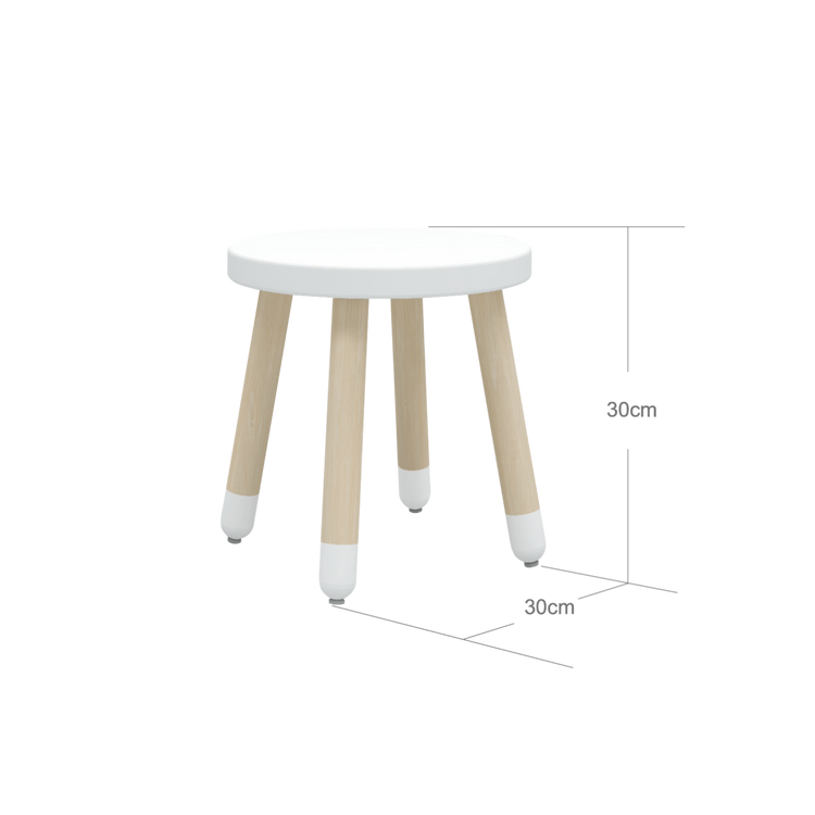 Flexa. Dots stool - White