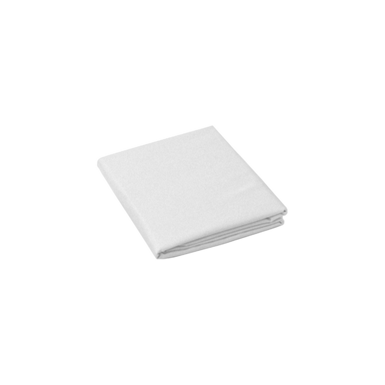 Flexa. Mattress sheet for oval shaped baby cot - White