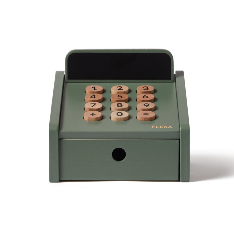 Flexa. Cashregister Dark Green/Natural