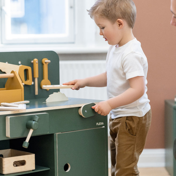 Flexa. The Workbench Dark Green