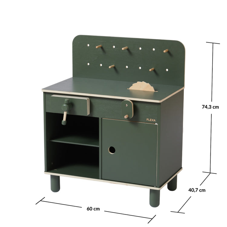 Flexa. The Workbench Dark Green