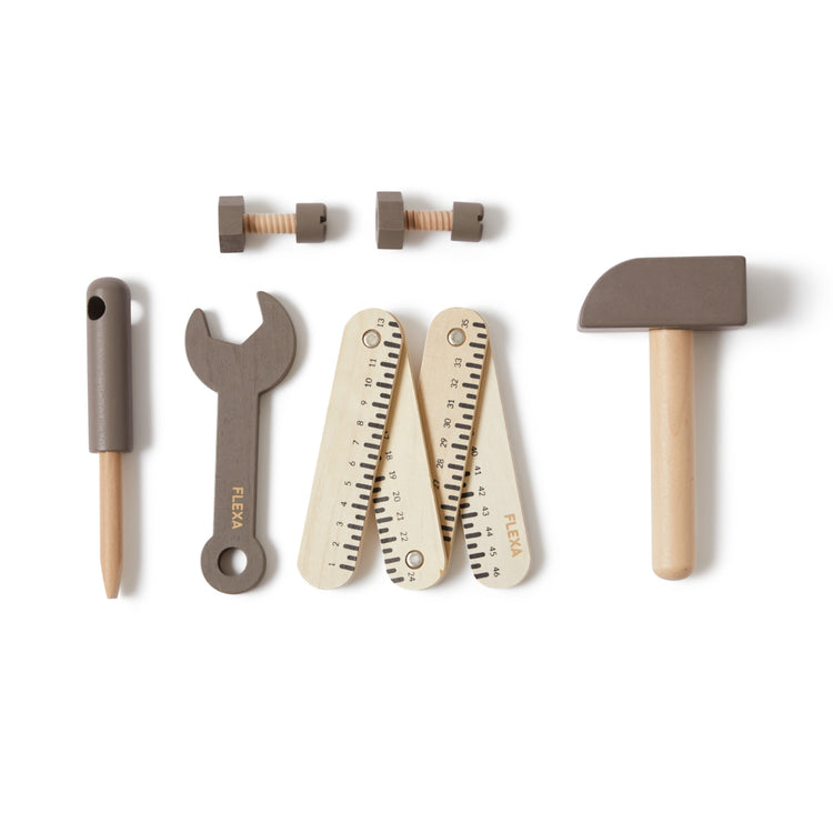 FLEXA. Toolset Brown/Natural