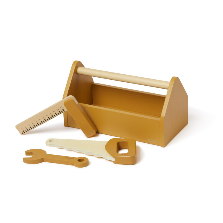 FLEXA. Toolbox Yellow/Natural