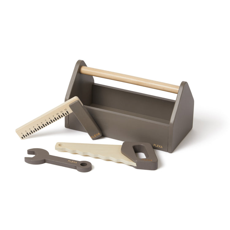 FLEXA. Toolbox Brown/Natural