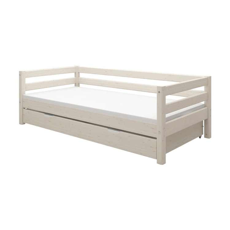 Flexa. Classic daybed with guest bed - 210cm - White washed