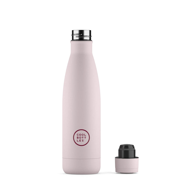 COOL BOTTLES. Stainless steel bottle Pastel Pink 500ml