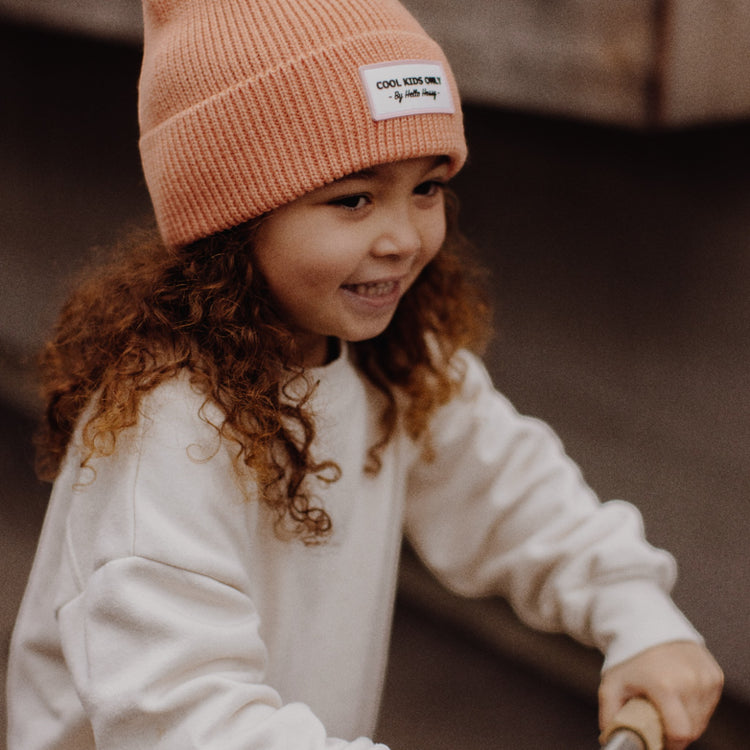 HELLO HOSSY. Pop Apricot beanie - 6 years