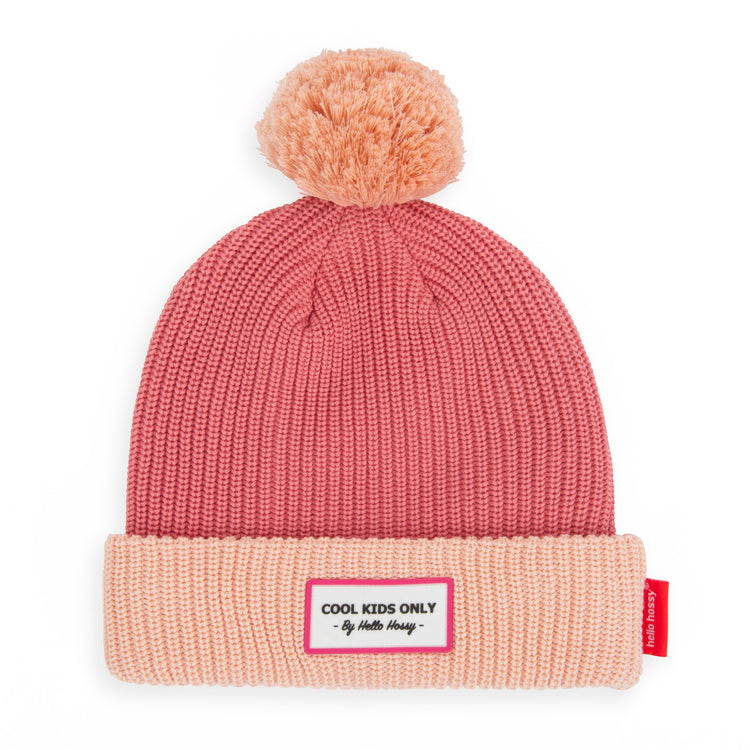 HELLO HOSSY. Color Block Blush beanie - 9-18 months