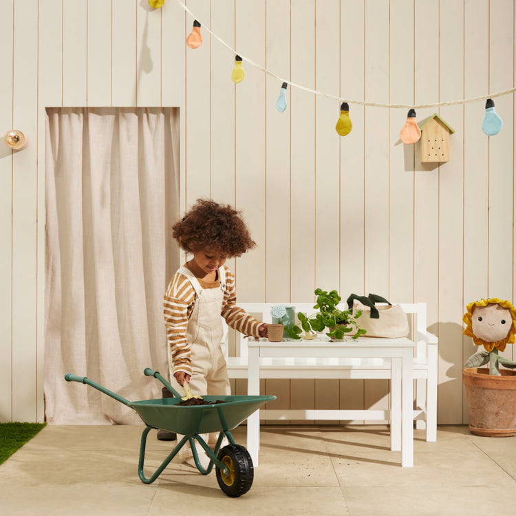 KIDS CONCEPT. Παιδικό μεταλλικό καροτσάκι κήπου KID'S HUB