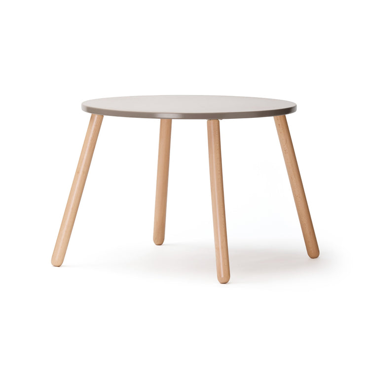 KIDS CONCEPT. Stool and table set light brown