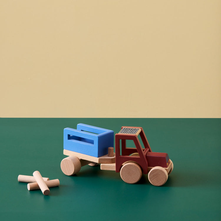 KIDS CONCEPT. Tractorwit trailer AIDEN