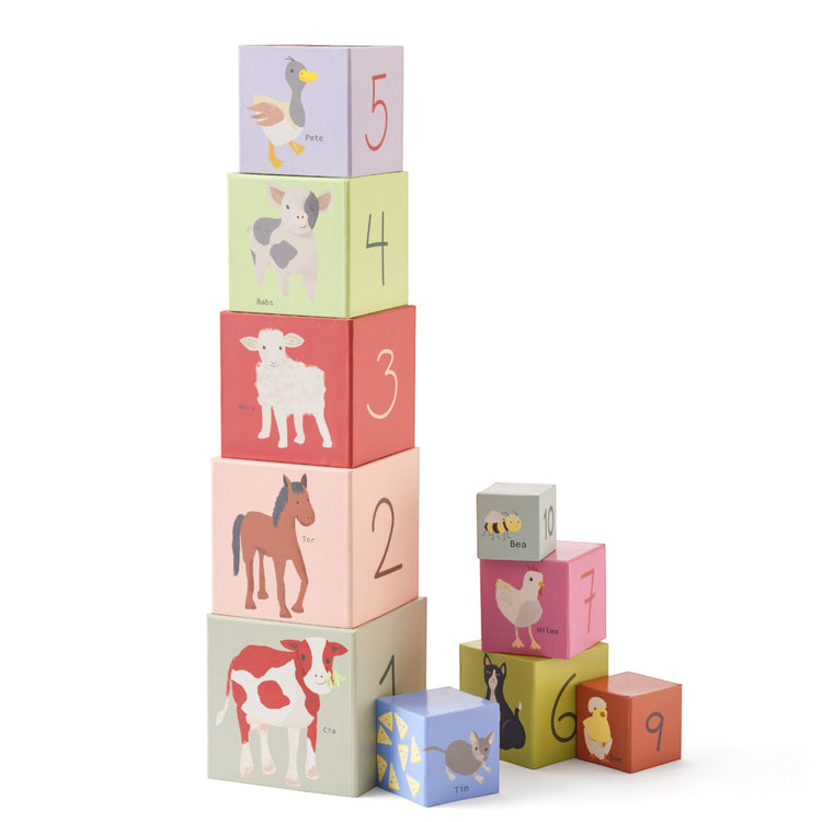 KIDS CONCEPT. Paper Cubes 1-10 Aiden