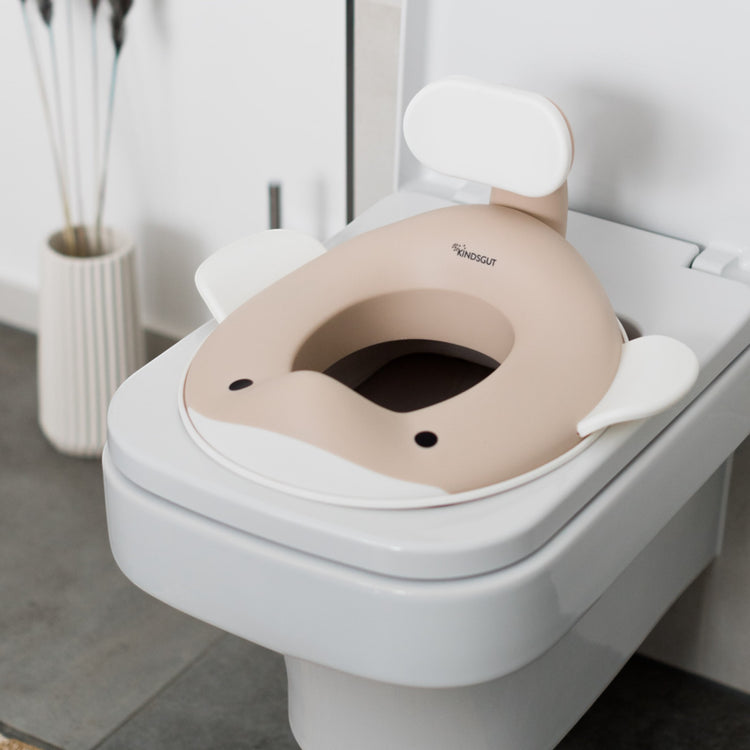 KINDSGUT. Toilet Seat Whale Sand