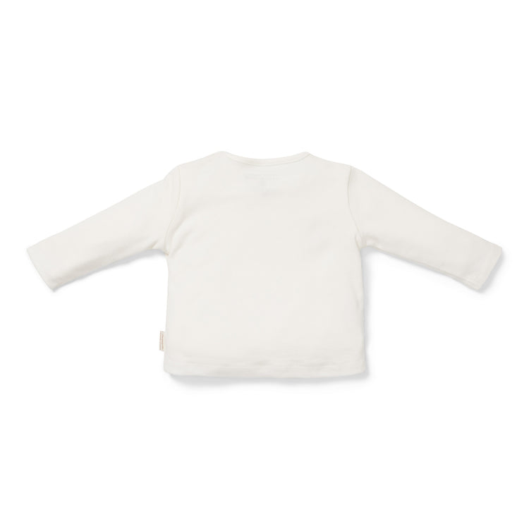 LITTLE DUTCH. T-shirt long sleeves Baby Bunny White - 92