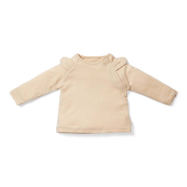 LITTLE DUTCH. T-shirt long sleeves with ears Baby Bunny Sand - 98