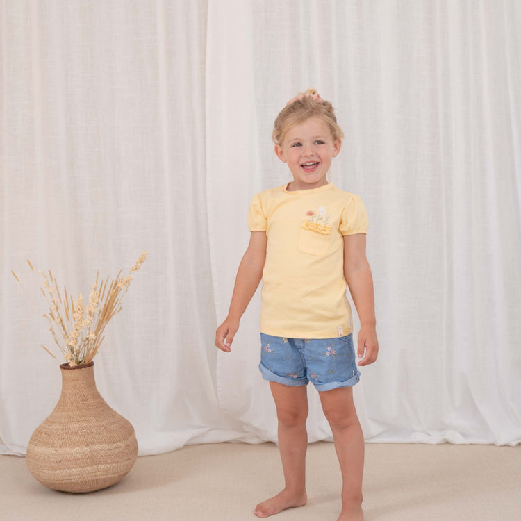 LITTLE DUTCH. T-shirt short sleeves Honey Yellow