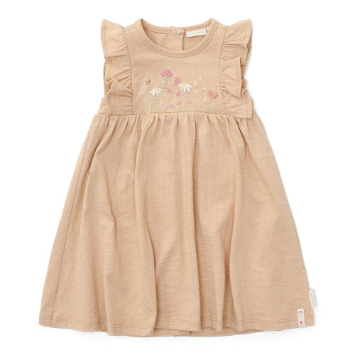 LITTLE DUTCH. Dress sleeveless Beige