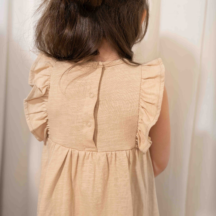 LITTLE DUTCH. Dress sleeveless Beige