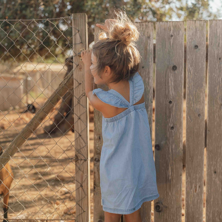 LITTLE DUTCH. Dress sleeveless Denim