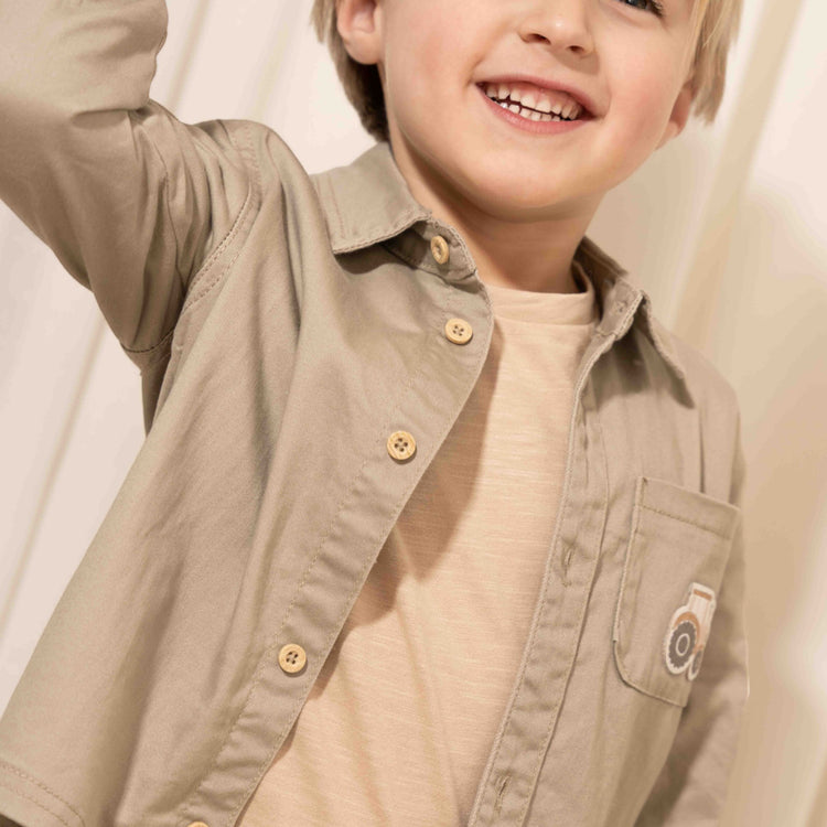 LITTLE DUTCH. Overshirt Beige - 86