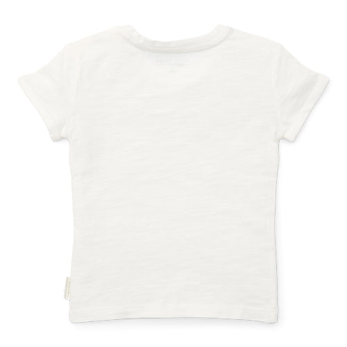 LITTLE DUTCH. T-shirt short sleeves Off White Little Farmer - 74