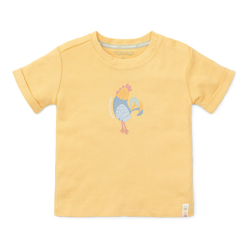 LITTLE DUTCH. T-shirt short sleeves Sunny Yellow - 80