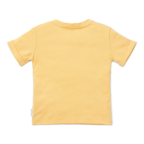 LITTLE DUTCH. T-shirt short sleeves Sunny Yellow - 80