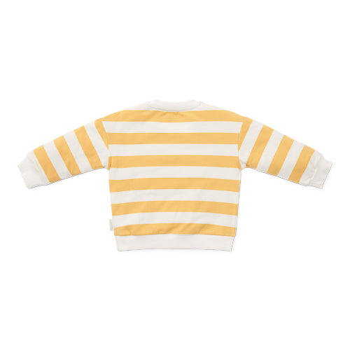 LITTLE DUTCH. Φούτερ Sunny Yellow Stripes - Νο 74