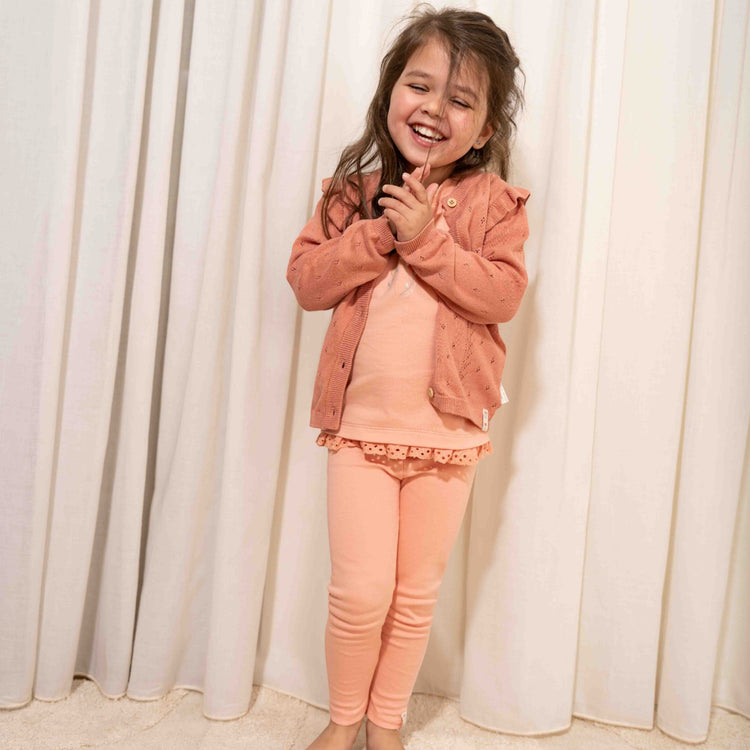 LITTLE DUTCH. Leggings Flower Pink - 80