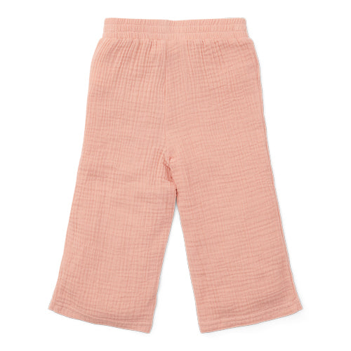 LITTLE DUTCH. Muslin trousers Flower Pink - 74