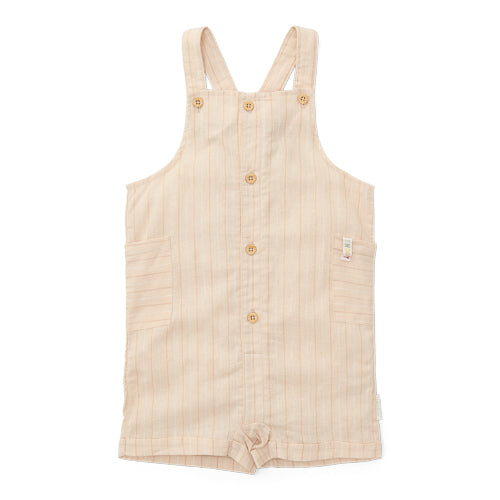 LITTLE DUTCH. Short dungarees Sand Stripes - 86