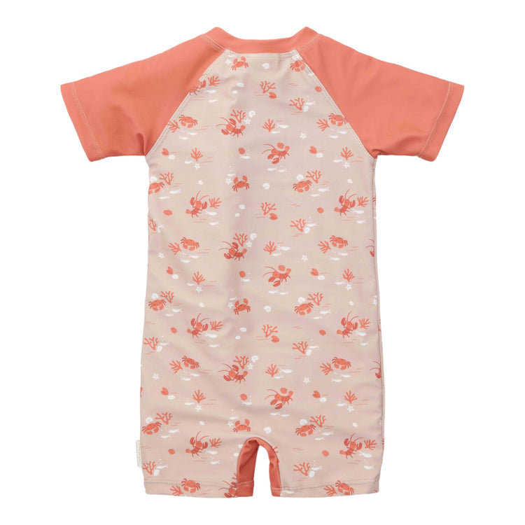 LITTLE DUTCH. Swimsuit short sleeves Lobster Bay - 74/80