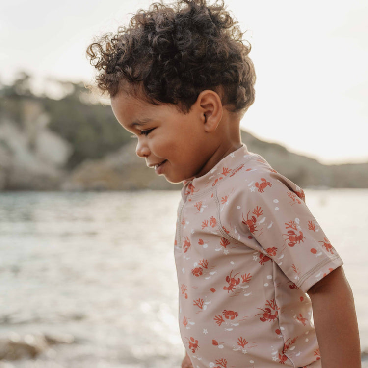 LITTLE DUTCH. Swim T-shirt short sleeves Lobster Bay - 98/104