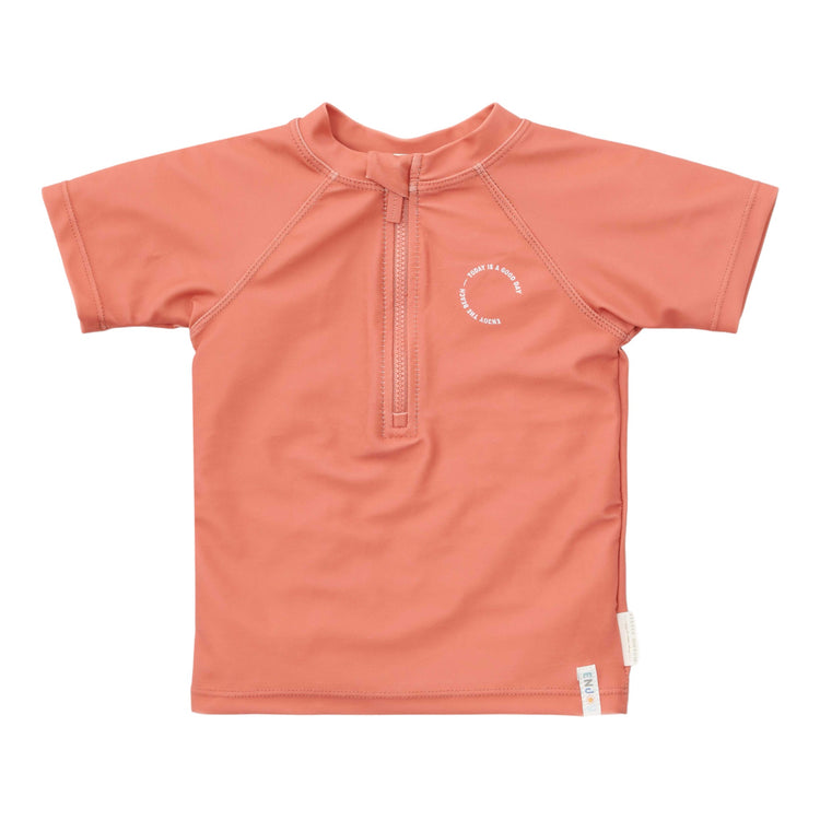 LITTLE DUTCH. Swim T-shirt short sleeves Coral - 62/68