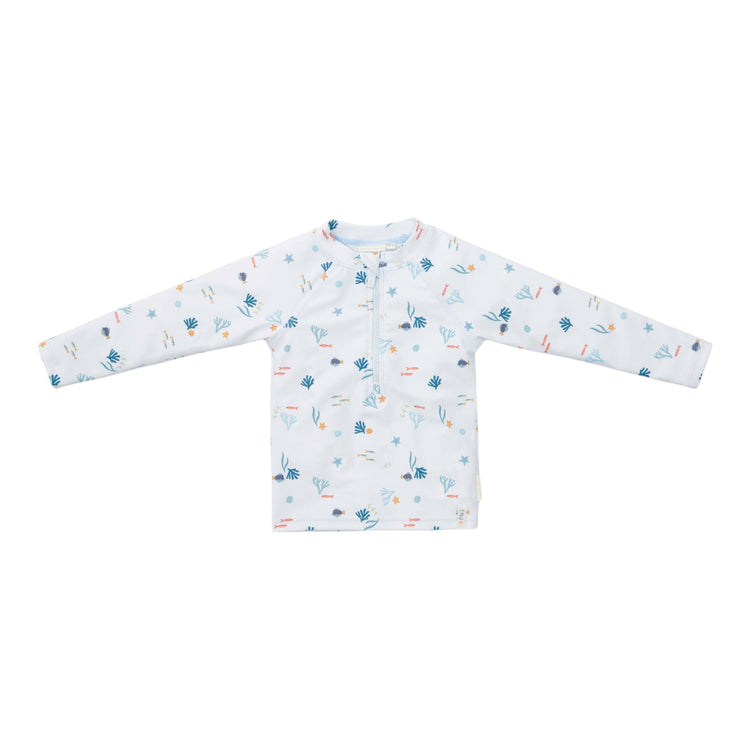 LITTLE DUTCH. Swim T-shirt long sleeves Ocean Treasures - 98/104