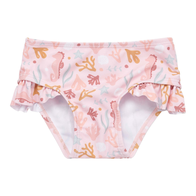 LITTLE DUTCH. Swim pant ruffles Ocean Dreams Pink - 62/68