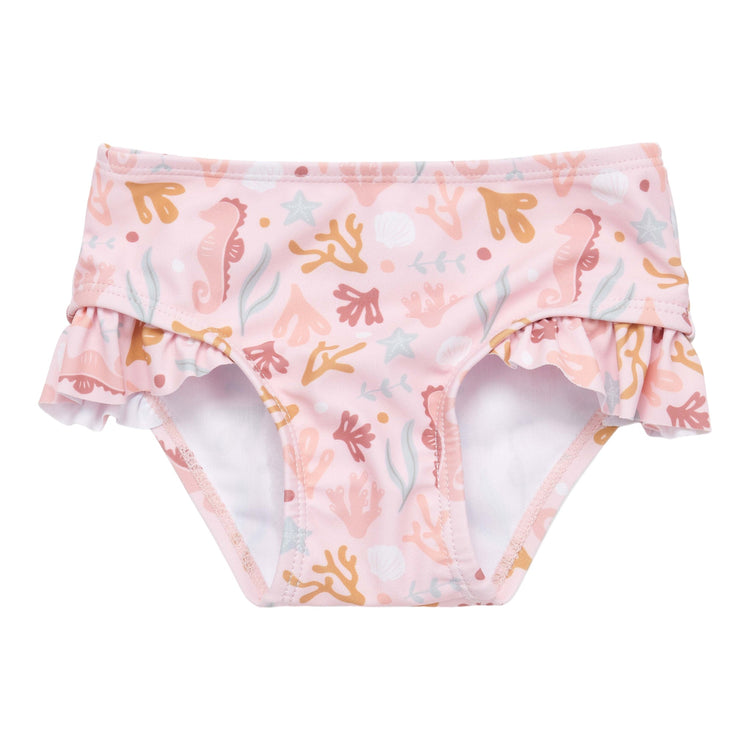 LITTLE DUTCH. Swim pant ruffles Ocean Dreams Pink - 98/104