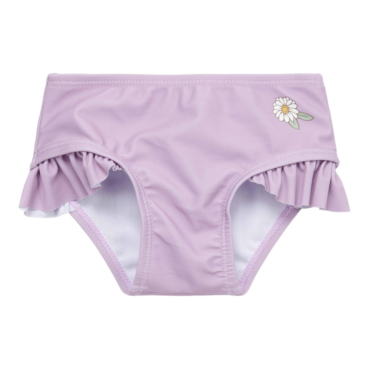 LITTLE DUTCH. Swim pant ruffles Mauve - 74/80