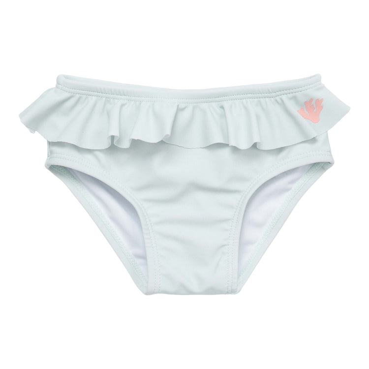 LITTLE DUTCH. Flounce swim pant Sea Green - 62/68