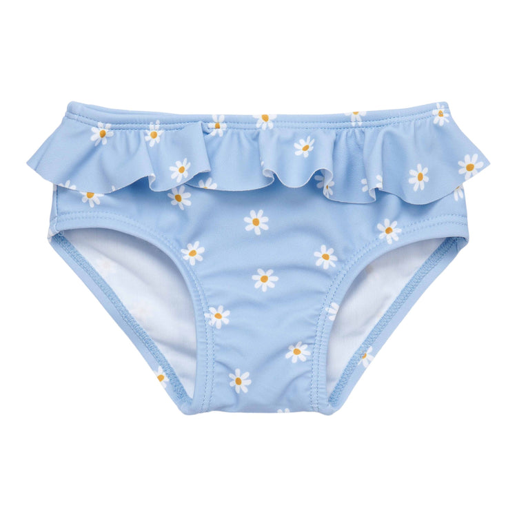 LITTLE DUTCH. Παιδικό μαγιό μπικίνι με βολάν Daisies Blue New - No 98/104