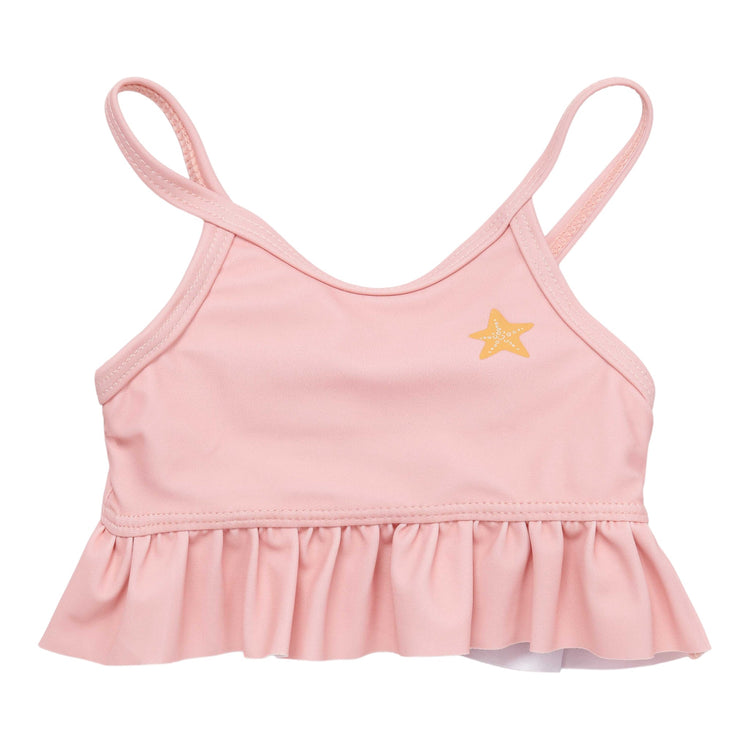 LITTLE DUTCH. Flounce bikini set Starfish Pink - 74/80