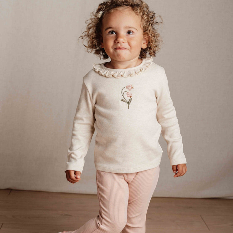 LITTLE DUTCH. T-shirt long sleeve Sand - 98