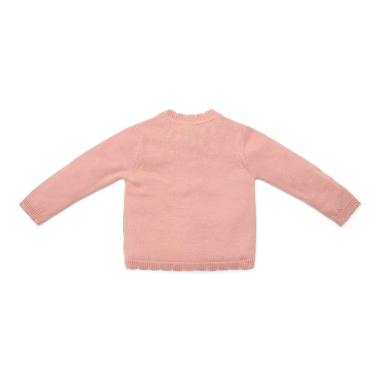 LITTLE DUTCH. Knitted cardigan Soft Rose - 74