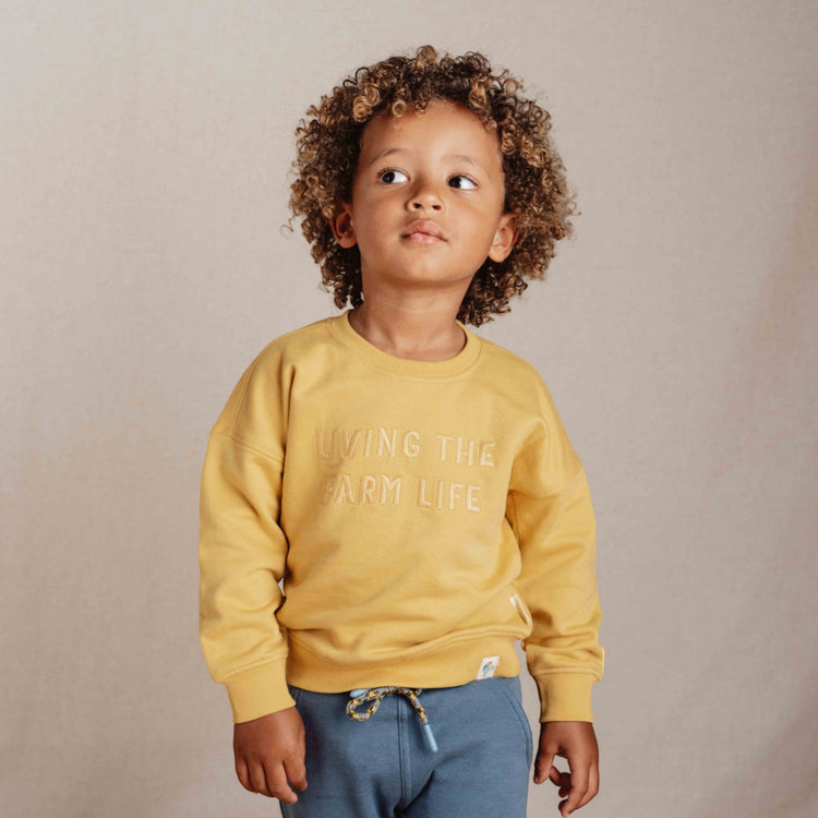 LITTLE DUTCH. Φούτερ Mustard Yellow - No 74