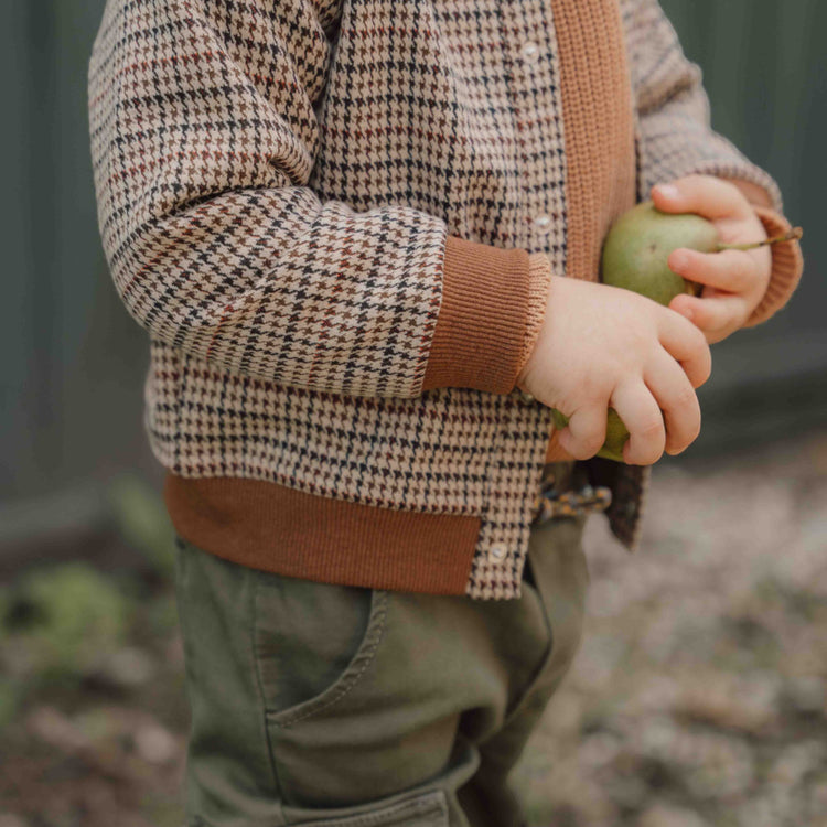 LITTLE DUTCH. Cardigan Green check - 104