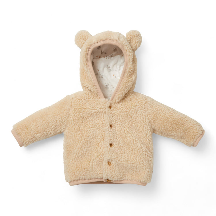 LITTLE DUTCH. Teddy cardigan Sand - 68