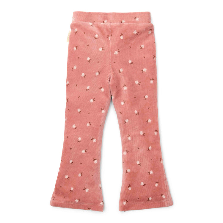 LITTLE DUTCH. Flared trousers Warm Rose Flowers - 92